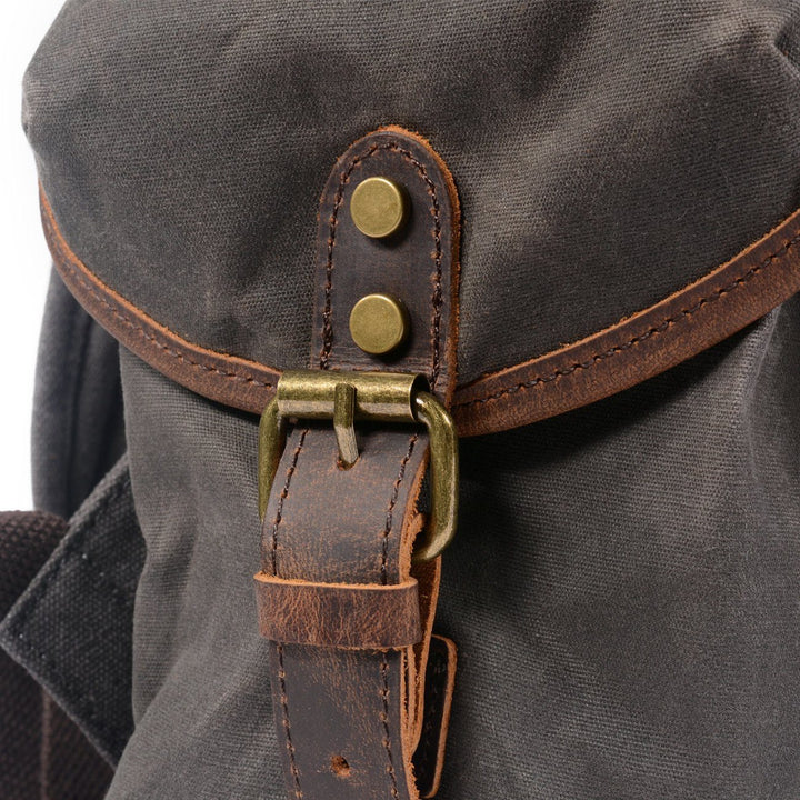 Canvas and Leather Sander Backpack