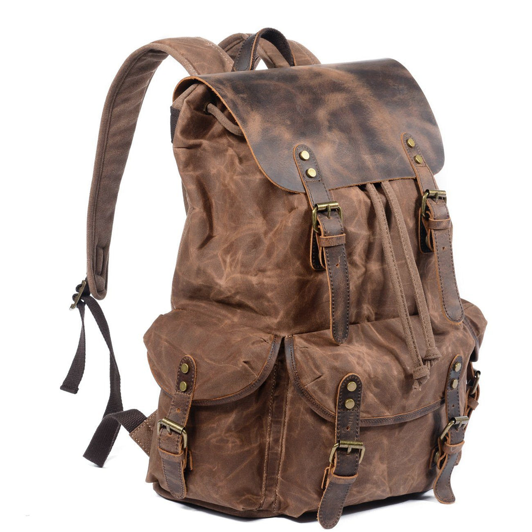 Canvas and Leather Sander Backpack