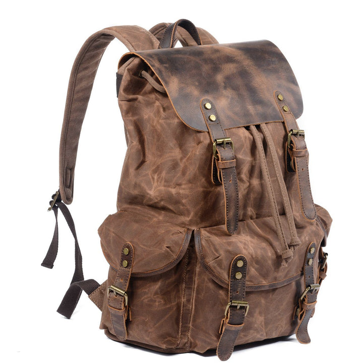 Canvas and Leather Sander Backpack
