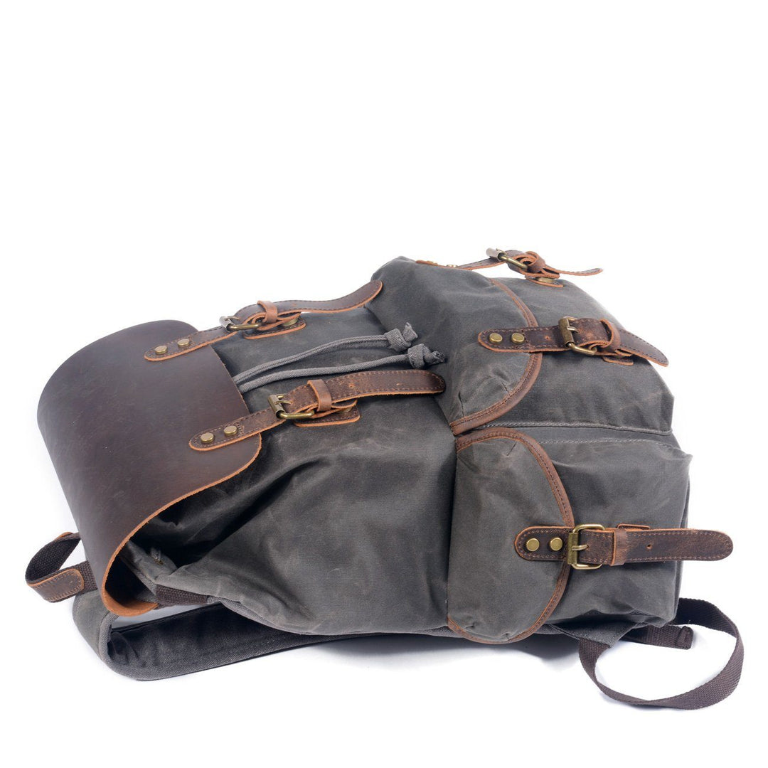 Canvas and Leather Sander Backpack