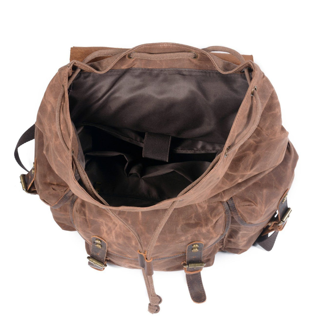 Canvas and Leather Sander Backpack